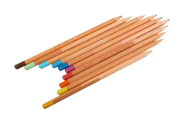 Pencils White Background — Stock Photo, Image