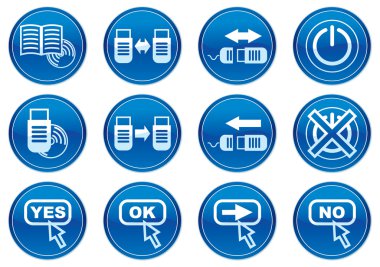 Gadget icons set. clipart