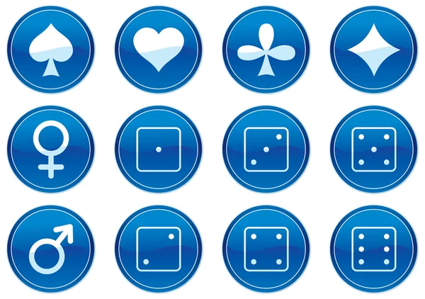 stock vector Games icons set.