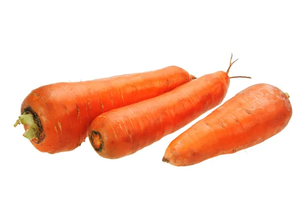 Tre carote arancioni . — Foto Stock