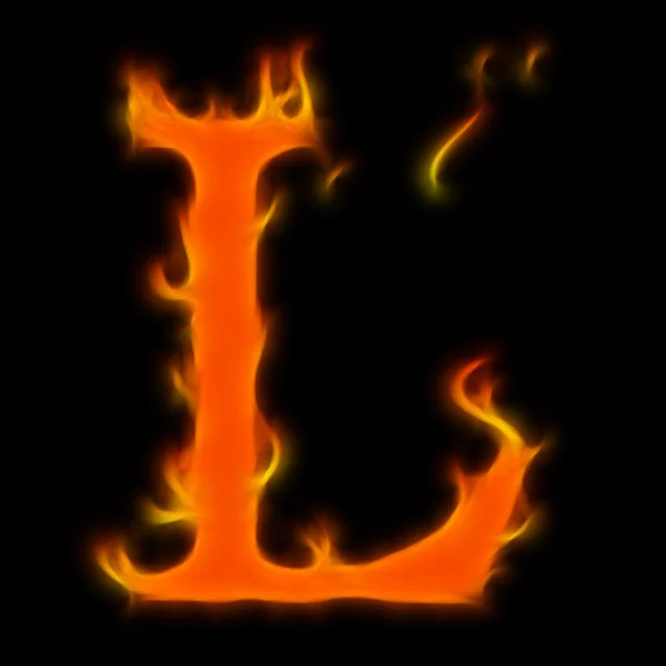 Streszczenie symbol alfabet — Zdjęcie stockowe