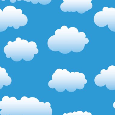 Abstract clouds background. clipart