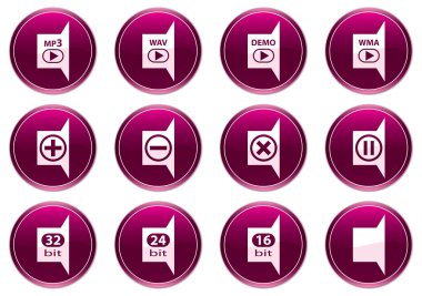 Gadget icons set. clipart