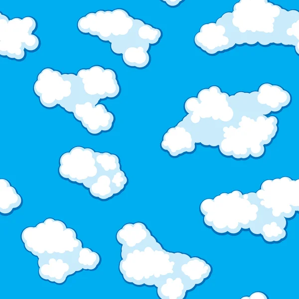 雲の背景を抽象化します。シームレスです. — ストックベクタ