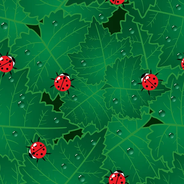 Abstrakte rote Käfer Hintergrund. — Stockvektor