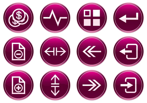 Set icone gadget . — Vettoriale Stock