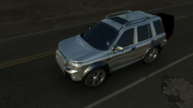 3 d cg rendering of a car 