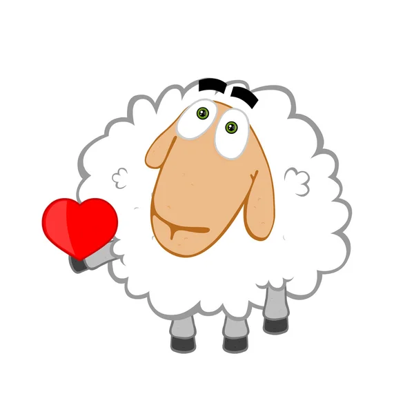 Bonita oveja — Foto de Stock