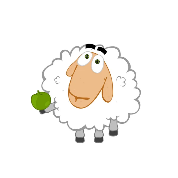 Přátelské ovce — Stock fotografie