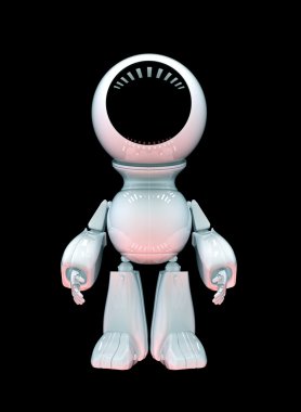 Mini robotic toy clipart