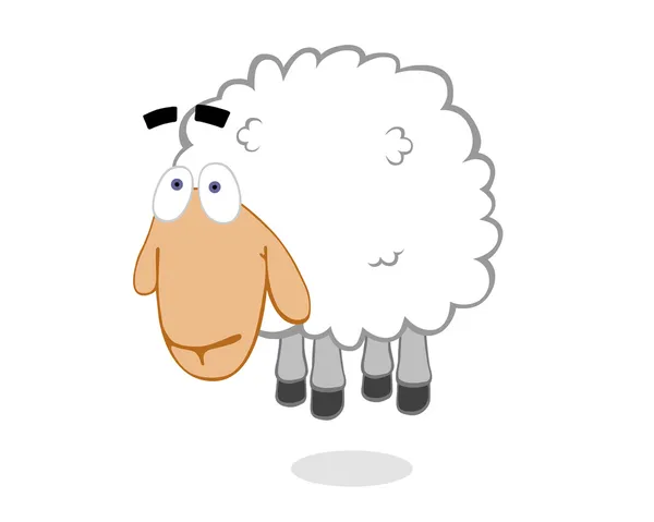 Άλμα πρόβατα — Φωτογραφία Αρχείου