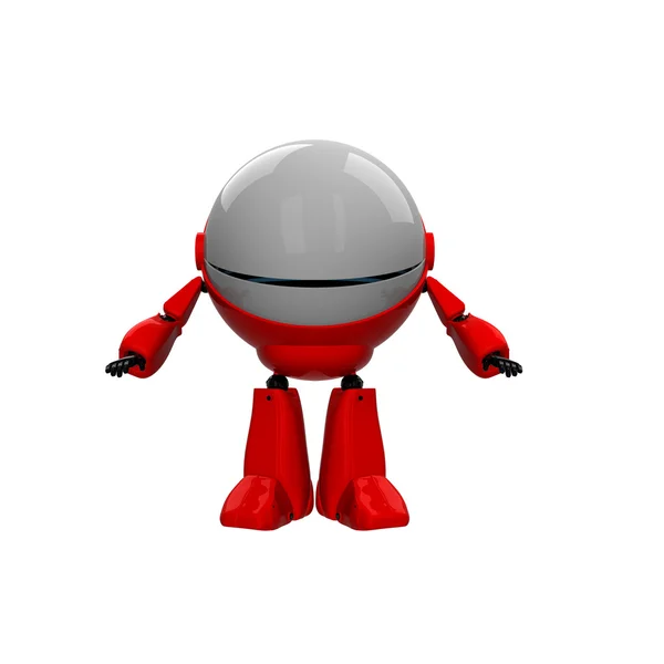 Robot in closed helmet — Stock Photo, Image