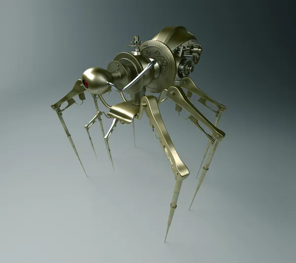 机器人-蜘蛛-间谍 — 图库照片