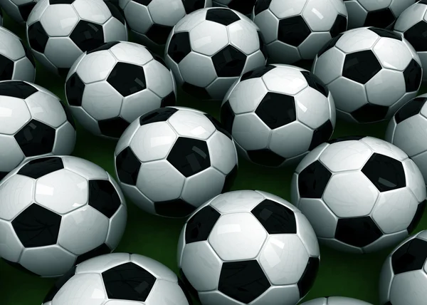 Football balls — Stock Photo, Image