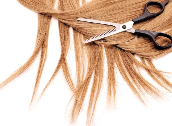 Uzun kahverengi saçlı — Stok fotoğraf