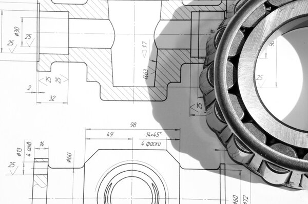 Механические чертежи и инструменты / подшипники
