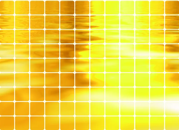 Golden wie Mosaik flackerndes Quadrat vec — Stockfoto