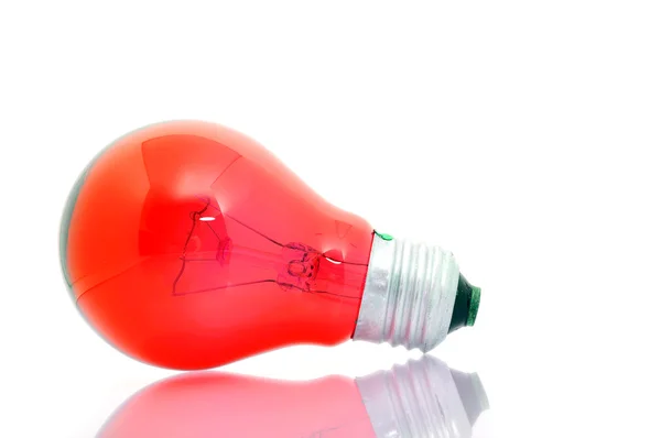 Energy red bulb — Stock Photo, Image