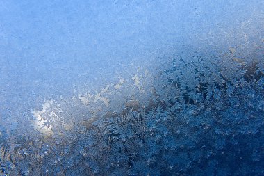 frost on the car  clipart