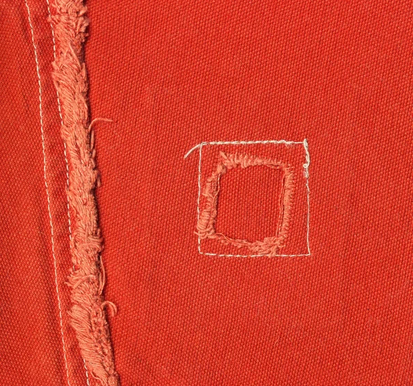 Close Old Red Leather — Zdjęcie stockowe