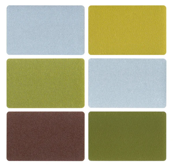 Uppsättning Gröna Vinylprover Textur Bakgrund — Stockfoto