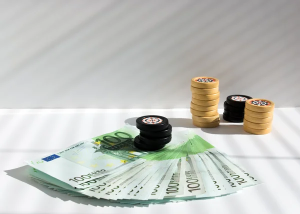 Stack Money Euro Bills — Fotografia de Stock