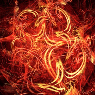 Fiery celebratory background clipart