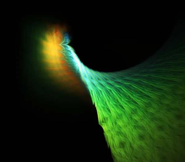 Vibrant waves fractal — Stock Photo, Image