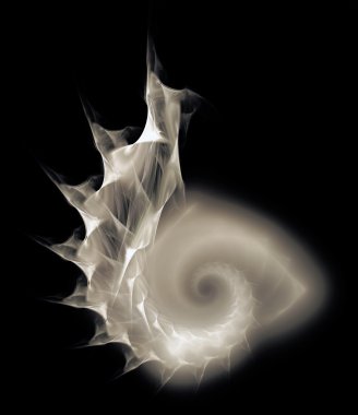 Swirl lighting fractal clipart