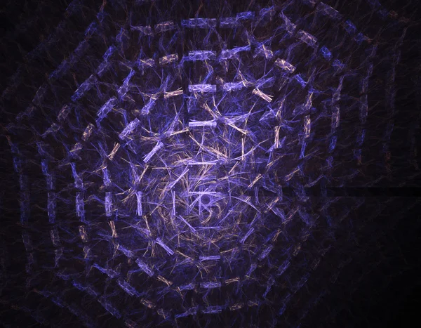 Lilac web fractal — Stock Photo, Image
