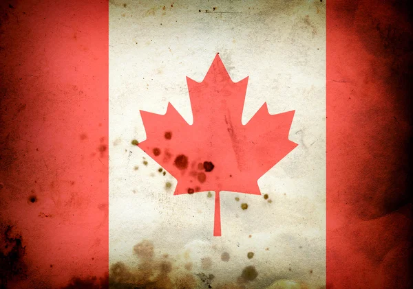 Έκαψαν σημαία του Καναδά — Φωτογραφία Αρχείου