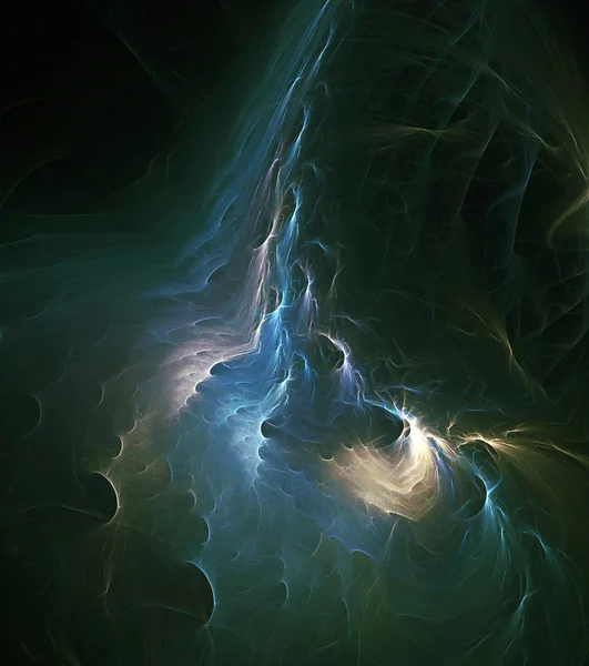 Ultramarijne fractal — Stockfoto