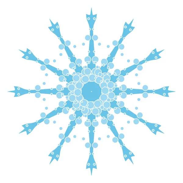 Original snowflake — Stock Vector