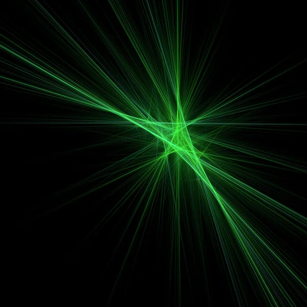 녹색 광선 — 스톡 사진