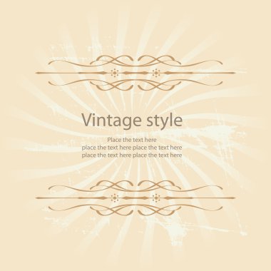 Vintage label clipart