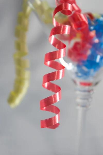 Wimpels in een martini glas — Stockfoto