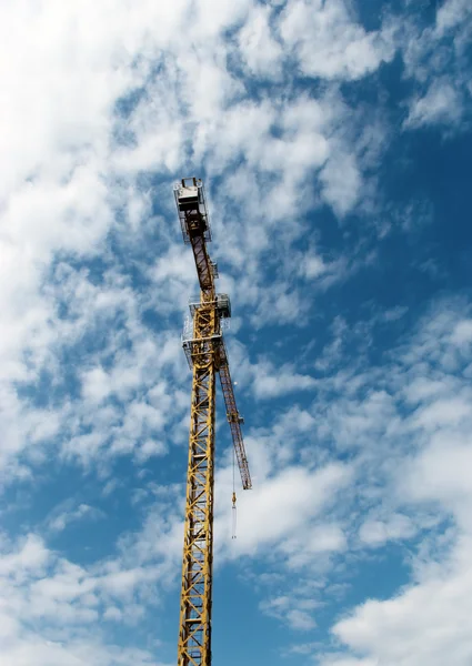 Crane in sky — Stock Photo, Image