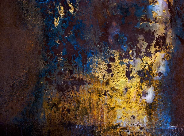 Hierro oxidado y manchado — Foto de Stock