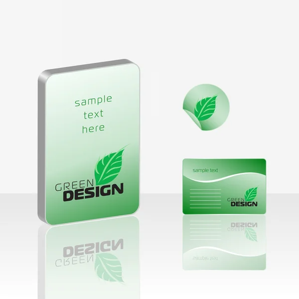 Design of bio style — Stock Vector