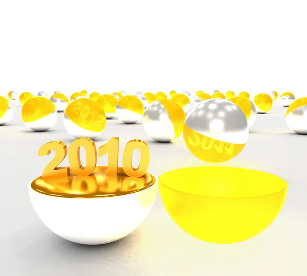 Concepto de inicio de año 2010 —  Fotos de Stock