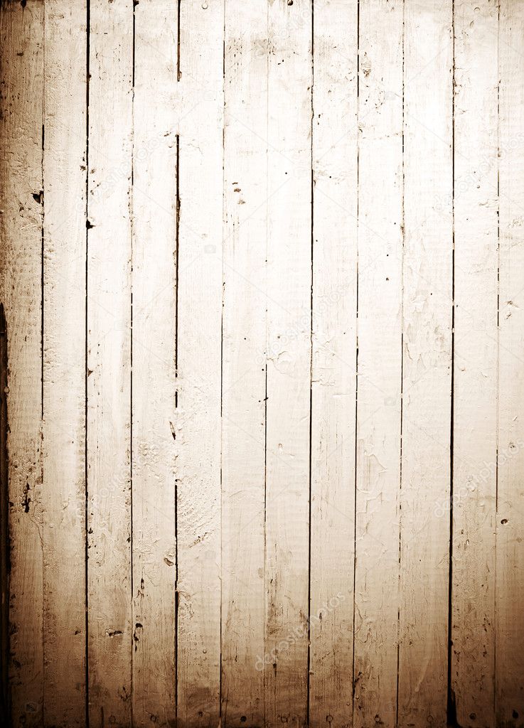 Wooden plank sepia