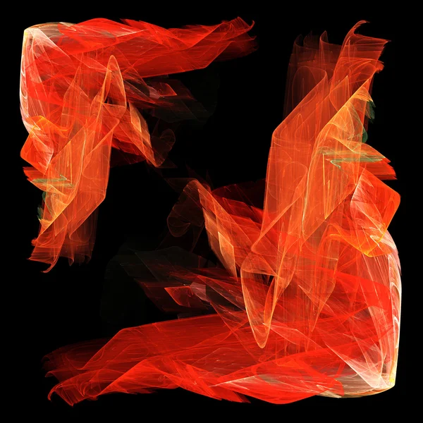 Abstrakter Rahmen einer Flamme — Stockfoto