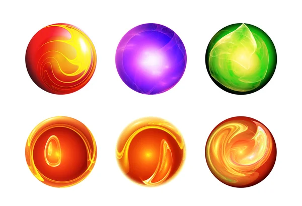 Stock image Set six abstract balls