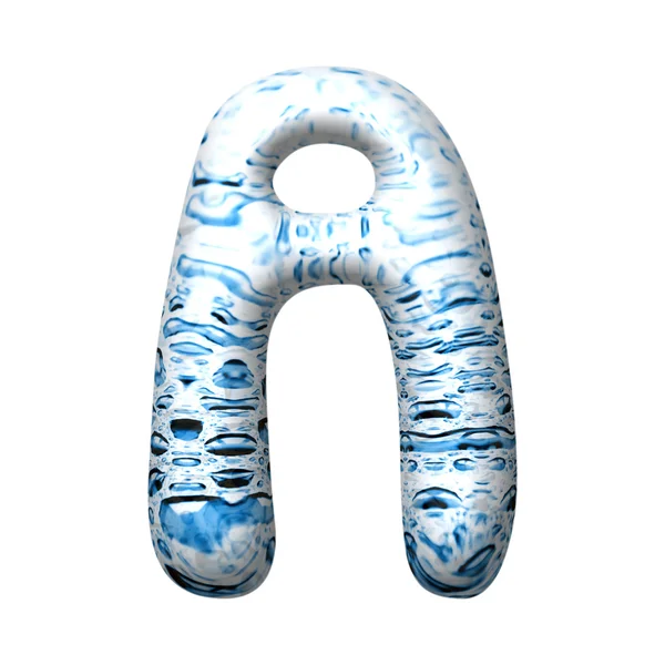 Carta gota de água 3D — Fotografia de Stock
