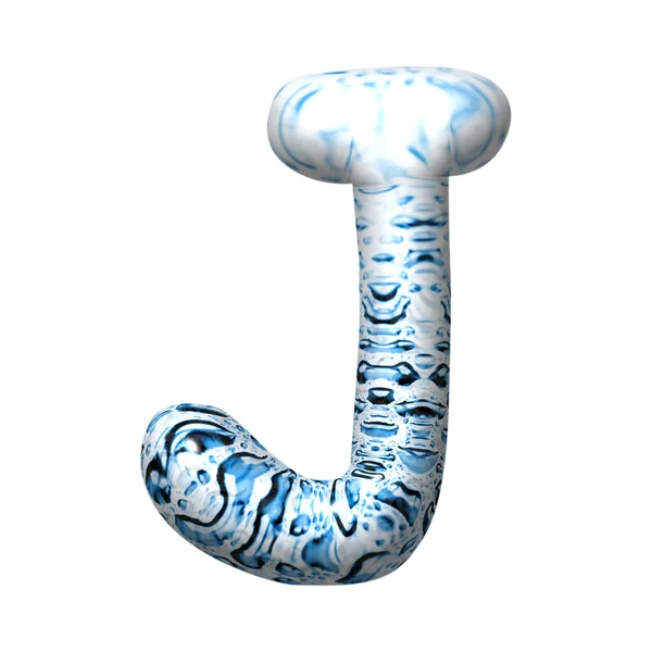 3D-літера скидання води — стокове фото