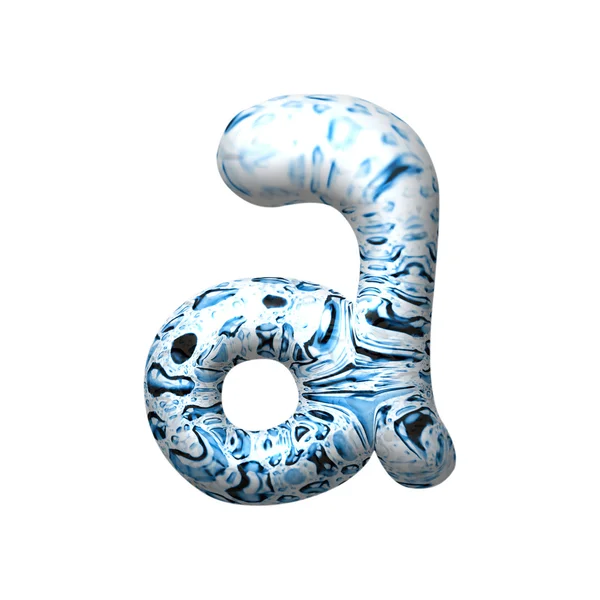 3D su damla mektubu — Stok fotoğraf