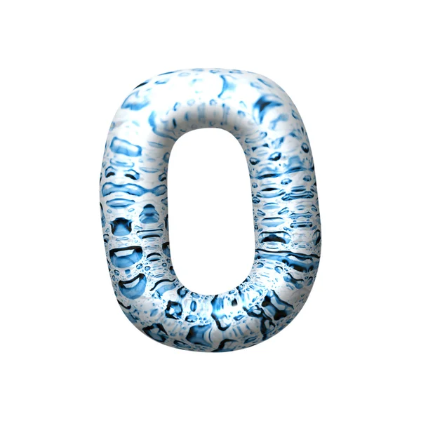 3D su damla mektubu — Stok fotoğraf
