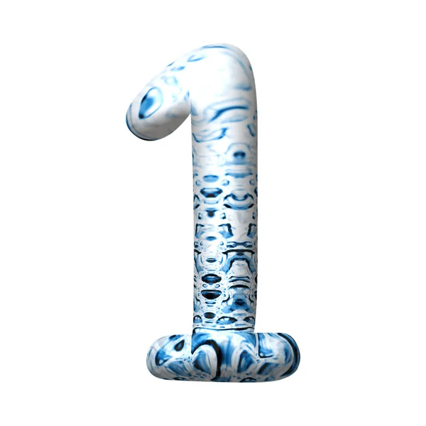 3D vatten droppe symbol — Stockfoto