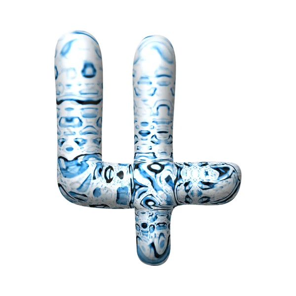 Símbolo de gota de água 3D — Fotografia de Stock