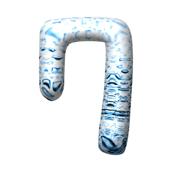 3D символ краплі води — стокове фото